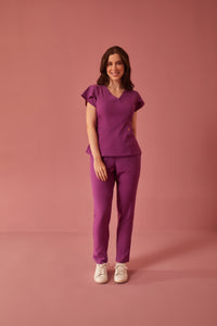 Scrub Feminino Julia Premium - Uva