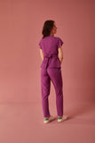 Scrub feminino Julia Premium cor uva - foto 6