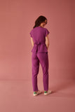 Scrub feminino Julia Premium cor uva - foto 7