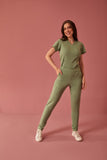 Scrub feminino Eloá cor verde sálvia - foto 1