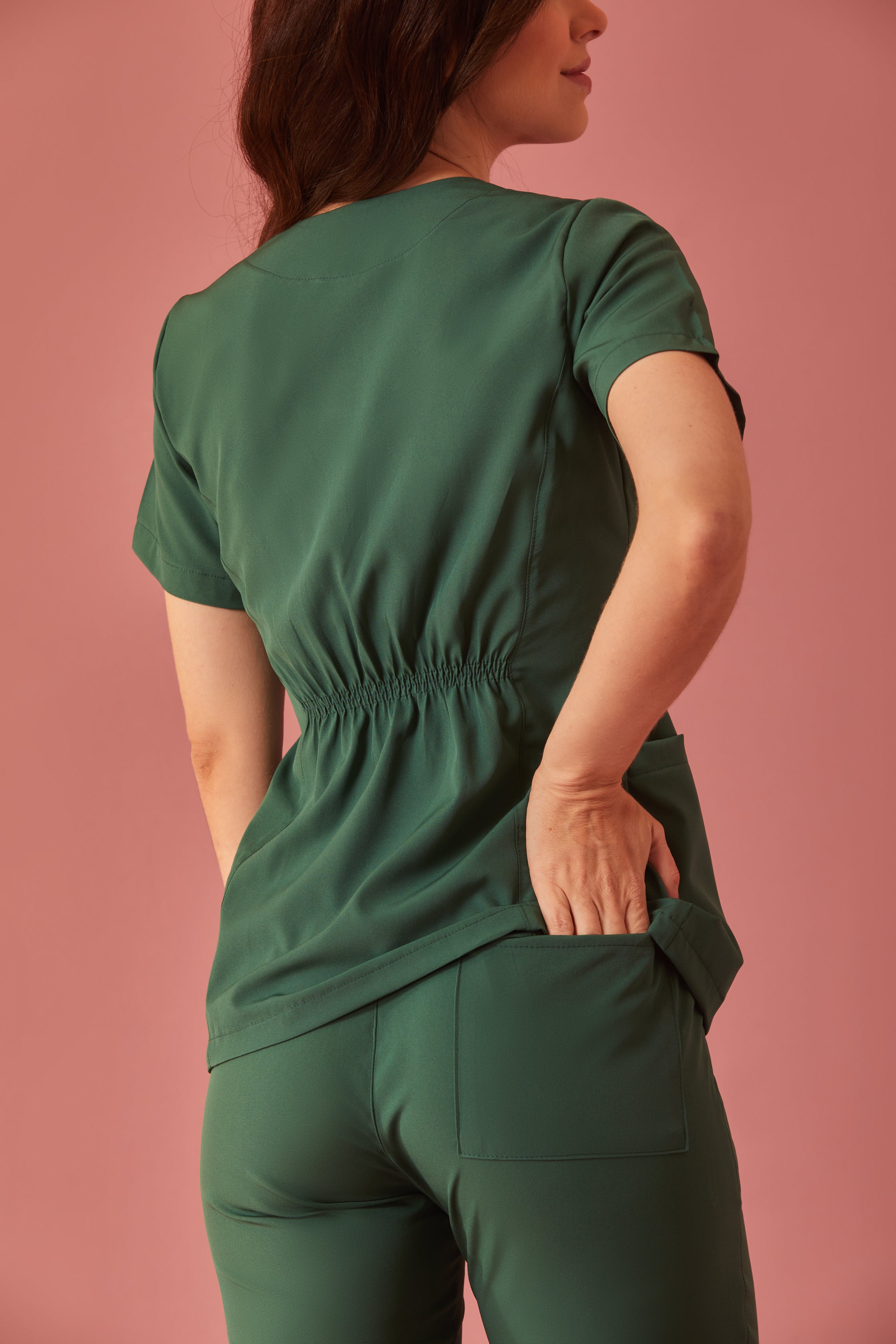 Scrub feminino Clara cor verde folha - foto 7