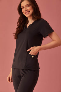 Scrub Feminino Anny - Preto