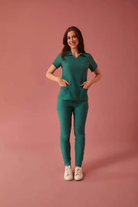 Scrub Feminino Camila - Verde Jade