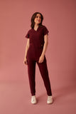 Scrub feminino Eloá cor vinho - foto 5