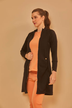 Jaleco Feminino Márcia - Preto