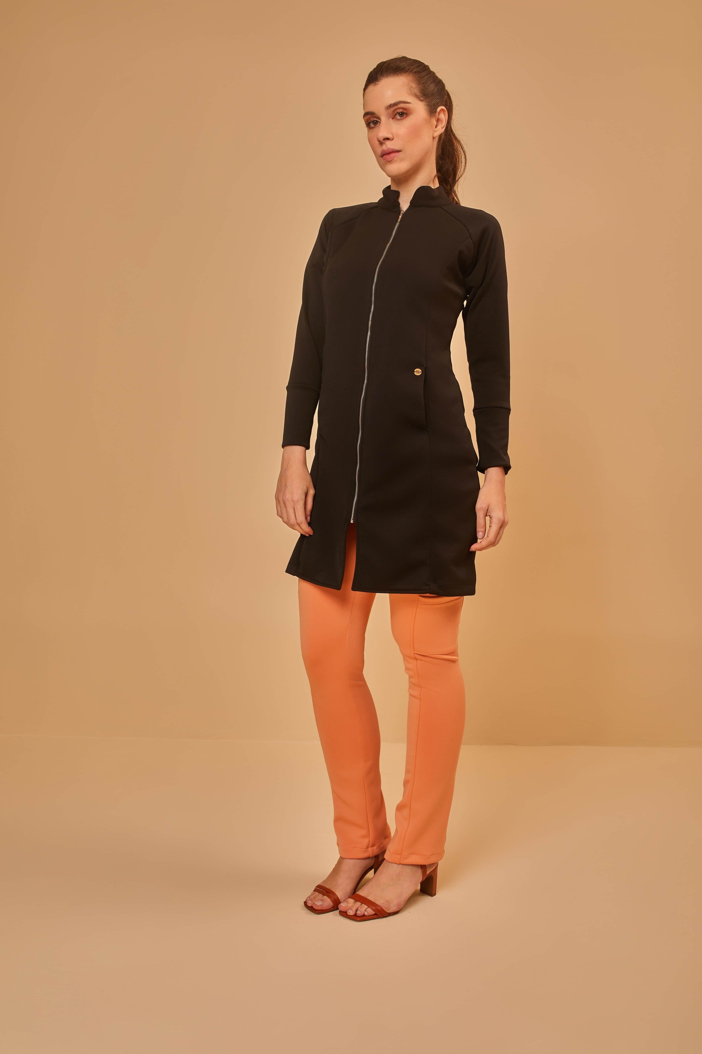 Jaleco feminino Márcia cor preto - foto 2