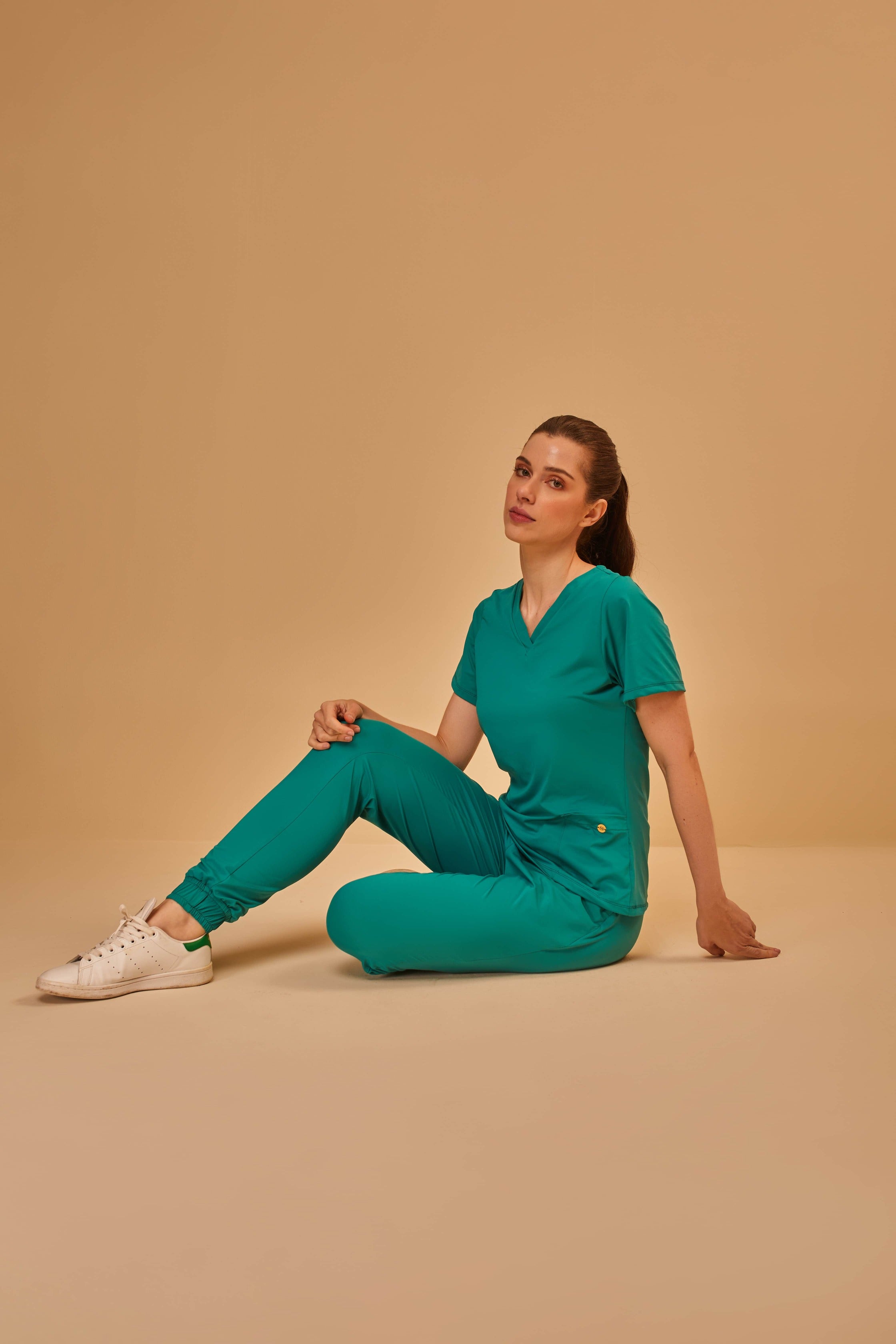 Scrub feminino Anny cor verde jade - foto 5