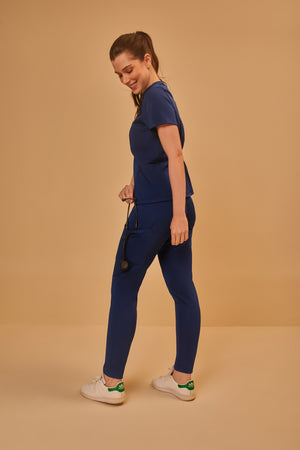 Scrub Feminino Eloá - Marinho