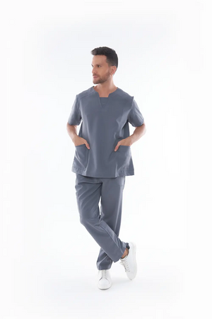 Scrub Masculino Josué- Cinza