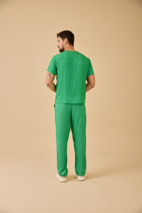 Scrub Masculino Felipe - Jeans Verde
