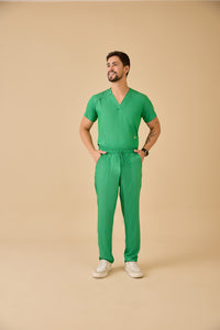 Scrub Masculino Felipe - Jeans Verde