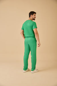 Scrub Masculino Felipe - Jeans Verde