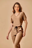 Scrub feminino Vic cor caqui - foto 1
