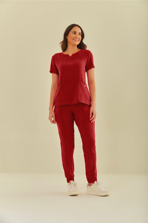 Scrub Feminino Fabiana - Vinho