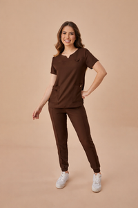 Scrub Feminino Fabiana - Chocolate