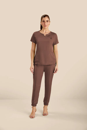 Scrub Feminino Fabiana - Chocolate
