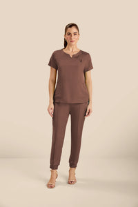 Scrub Feminino Fabiana - Chocolate