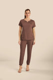 Scrub feminino Fabiana cor chocolate - foto 1