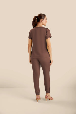 Scrub Feminino Fabiana - Chocolate