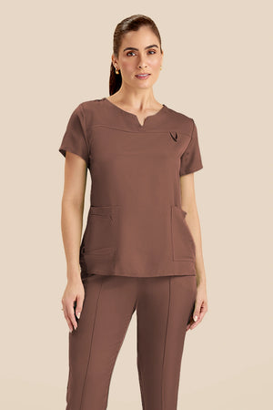 Scrub Feminino Fabiana - Chocolate