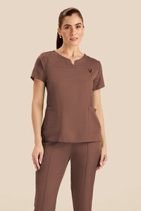 Scrub Feminino Fabiana - Chocolate