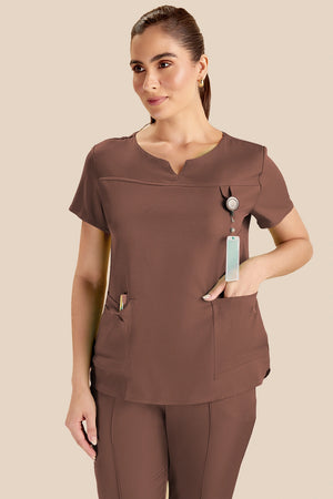 Scrub Feminino Fabiana - Chocolate