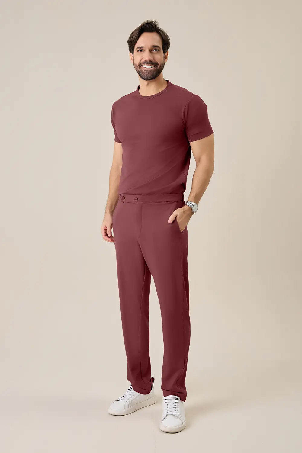Scrub masculino Gabriel cor chocolate - foto 1