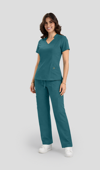 Scrub Feminino Val - Petroleo