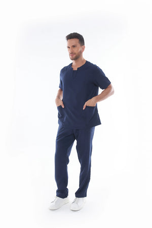Scrub Masculino Josué - Azul Marinho