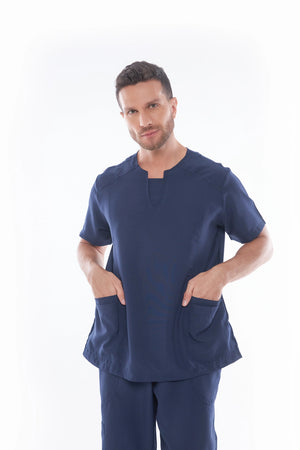 Scrub Masculino Josué - Azul Marinho