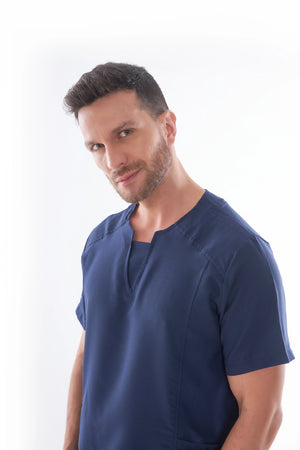 Scrub Masculino Josué - Azul Marinho