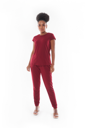 Scrub Feminino Cecília - Vinho