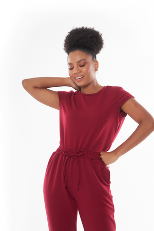 Scrub Feminino Cecília - Vinho