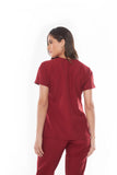 Scrub feminino Juliana cor vinho - foto 3