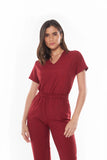 Scrub feminino Juliana cor vinho - foto 6