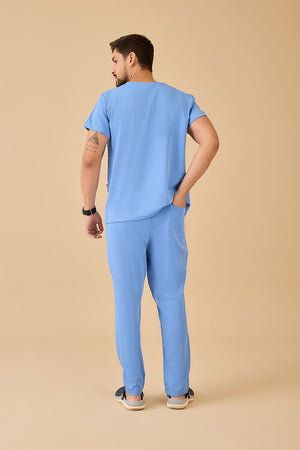 Scrub Masculino Michael - Azul Farda