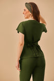 Scrub feminino Julia Premium cor verde militar - foto 5
