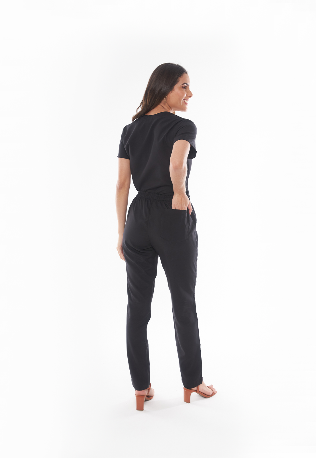 Scrub feminino Juliana cor preto - foto 5