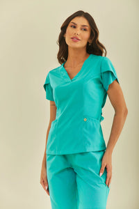 Scrub Feminino Júlia - Verde Cancún