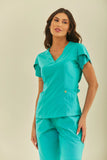 Scrub feminino Julia cor verde cancún - foto 3