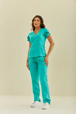 Scrub Feminino Julia - Verde Cancún