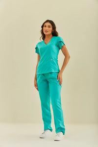 Scrub Feminino Júlia - Verde Cancún