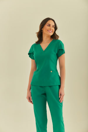 Scrub Feminino Julia - Verde Escuro