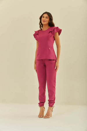 Scrub Feminino Claudia - Fuscia