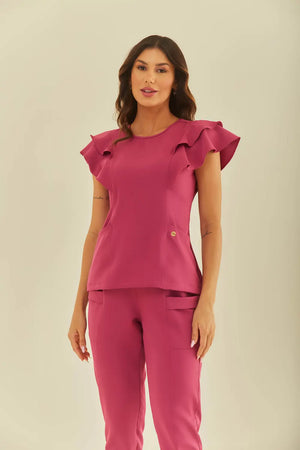 Scrub Feminino Claudia - Fuscia