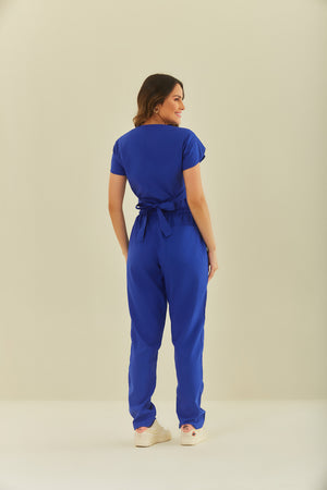 Scrub Feminino Julia - Azul Bic