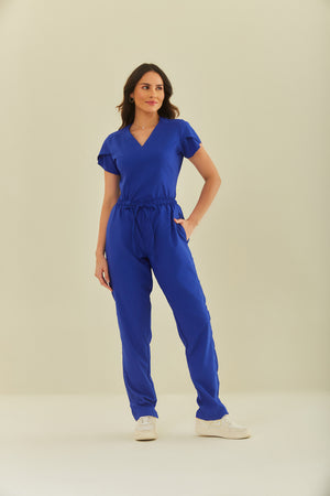 Scrub Feminino Julia - Azul Bic