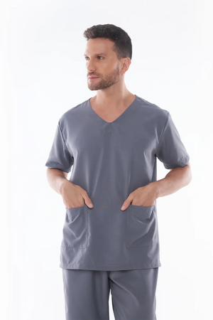 Scrub Masculino Bruno - Grafite