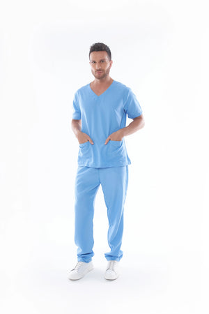 Scrub Masculino Bruno - Azul Farda