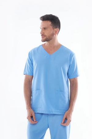 Scrub Masculino Bruno - Azul Farda